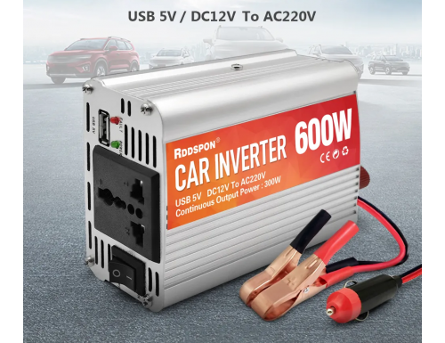Інвертор 12V в 220V для підключення Крученя, Вертела від авто на природі Інвертор 12V в 220V для підключення Крученя, Вертела від авто на природі