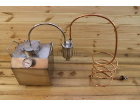 Дистиллятор Медный Непроточный - Аппарат Компакт 3-01М - 15 литров Дистиллятор Медный Непроточный - Аппарат Компакт 3-01М - 15 литров